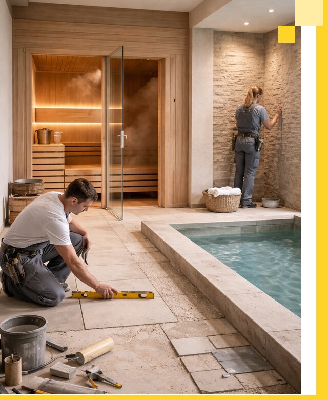 Комплексный дизайн и отделка интерьеров SPA под ключ в Лыткарине